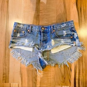 One Teaspoon denim shorts
